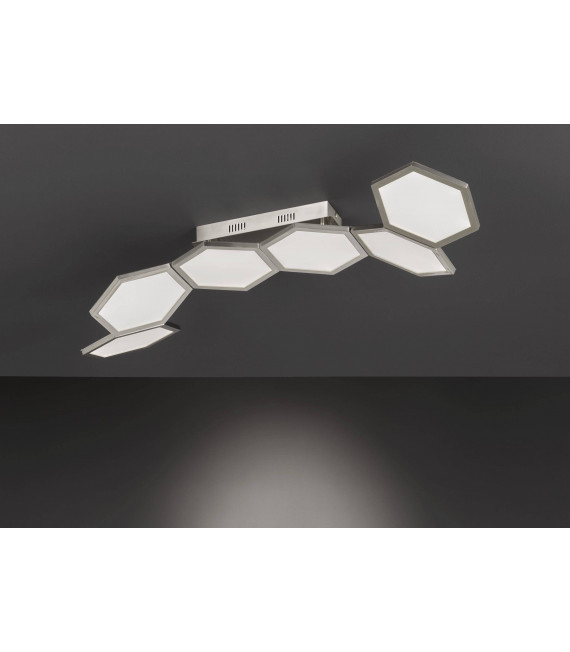Lampada da soffitto SIGNE nichel opaco 1 lampadina a LED
