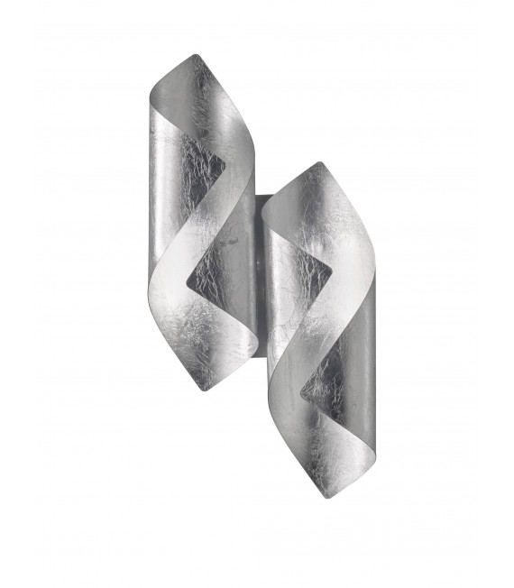 SAFIRA Wandleuchte Silber 2 LED-Lampen