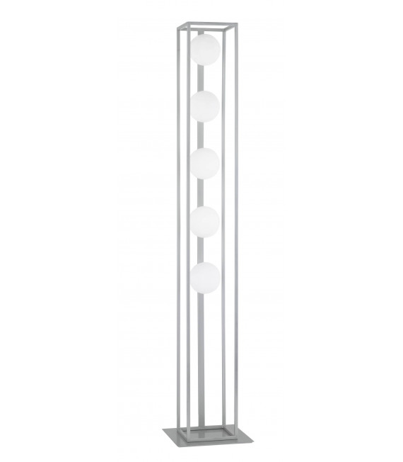 Lampada da terra AURELIA nichel opaco 5 lampadine