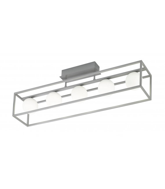 Plafoniera AURELIA nichel opaco 5 lampadine