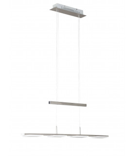 VERSO Pendelleuchte Matt Nickel 4 LED-Lampen