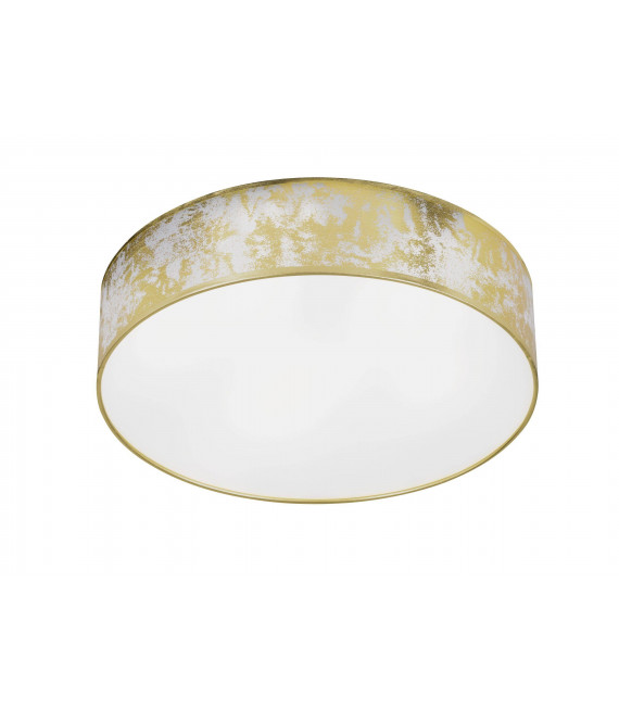 Plafón LEIKA dorado 1 bombilla LED