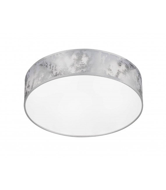 LEIKA Plafón plata 1 bombilla LED