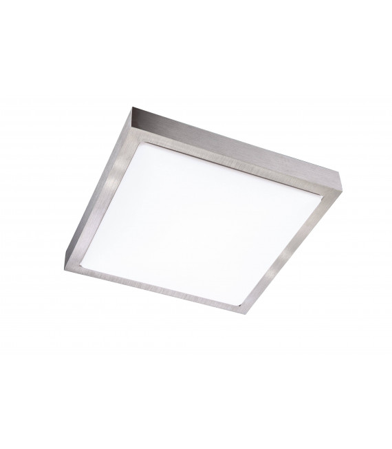 MILA lámpara de techo níquel mate 1 bombilla LED