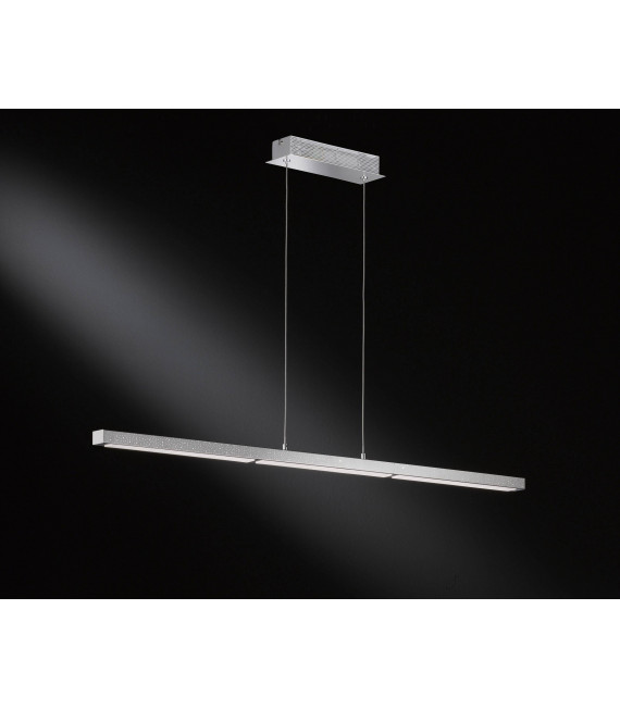 Lampada a sospensione LEVI cromata 1 lampadina a LED
