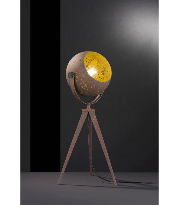 AVILA Tischlampe Antikbraun 1 Glühbirne