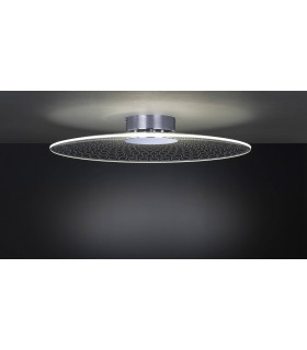Lampada da soffitto cromata COCO 1 lampadina a LED