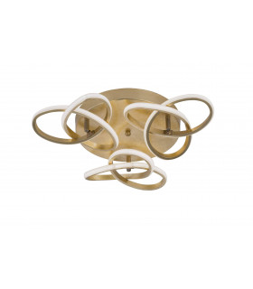 ELIOT Deckenleuchte golden 3 LED-Lampen