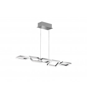 Lampada a sospensione MONTREAL nichel opaco 1 lampadina a LED