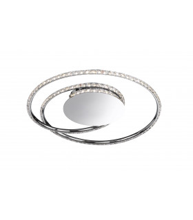 OPUS Chrom Deckenleuchte 1 LED-Lampe