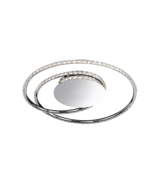 OPUS Chrom Deckenleuchte 1 LED-Lampe