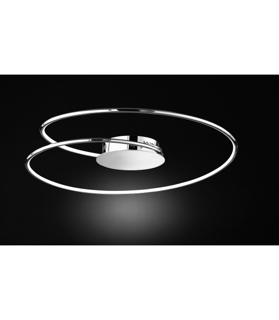 Lampadario LOUIS cromato 1 lampadina a LED