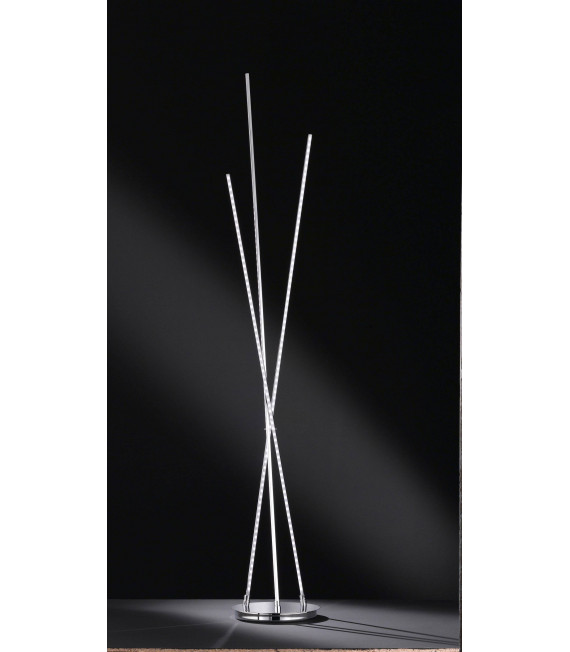 CAMP Chrom Stehleuchte 1 LED Lampe