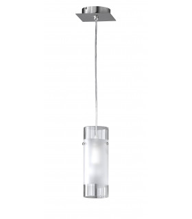 Lampada a sospensione MAX nickel opaco 1 lampadina