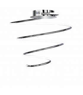 SOLLER Chrom Deckenleuchte 1 LED-Lampe