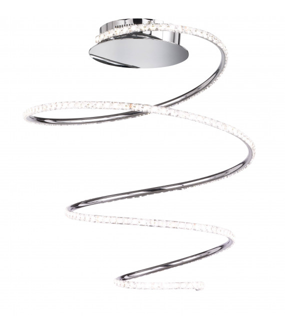 SOLLER Chrom Deckenleuchte 1 LED-Lampe