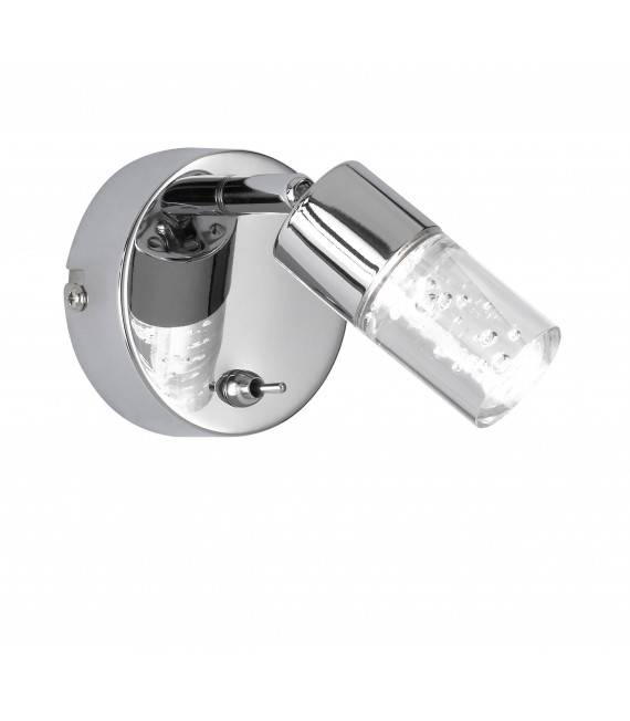 Faretto LUGO cromato 1 lampadina a LED