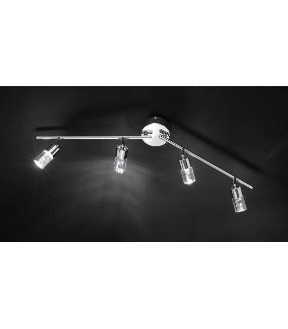 Spot LUGO Chrom 4 LED-Lampen
