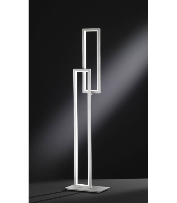 VISO Stehleuchte matt Nickel 1 LED-Lampe