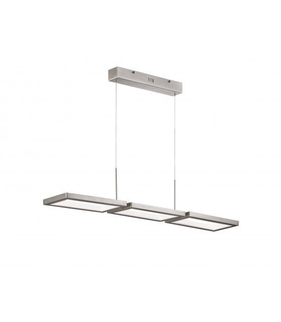 VISO lámpara colgante níquel mate 1 bombilla LED