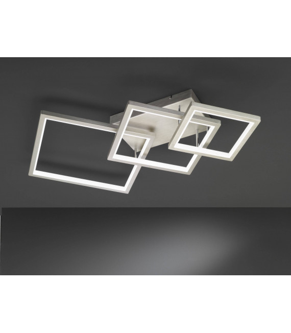 VISO Deckenleuchte Matt Nickel 1 LED-Lampe