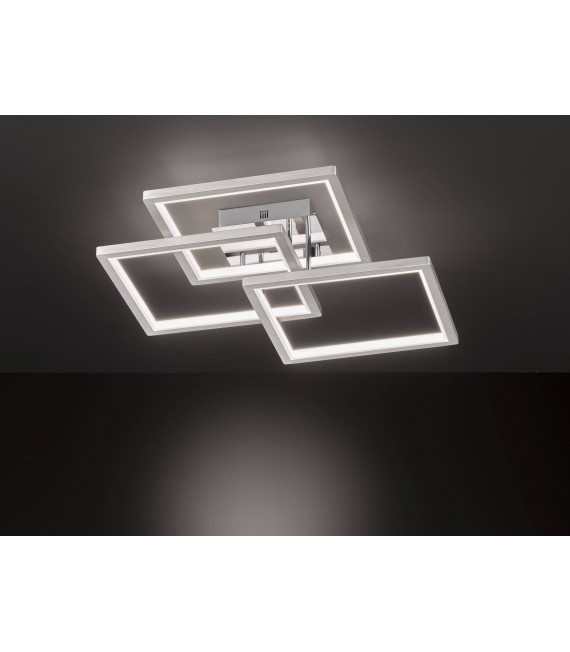 VISO Deckenleuchte Matt Nickel 1 LED-Lampe