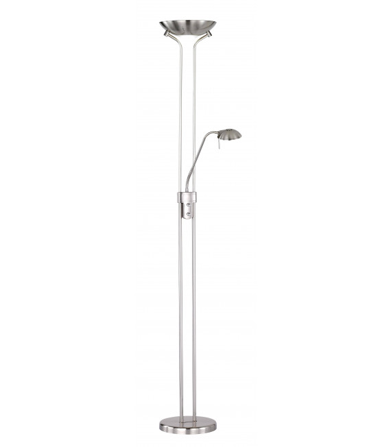 BERIT Stehleuchte matt Nickel 1 LED-Lampe