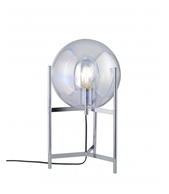 Lámpara de mesa RONDA cromo 1 bombilla