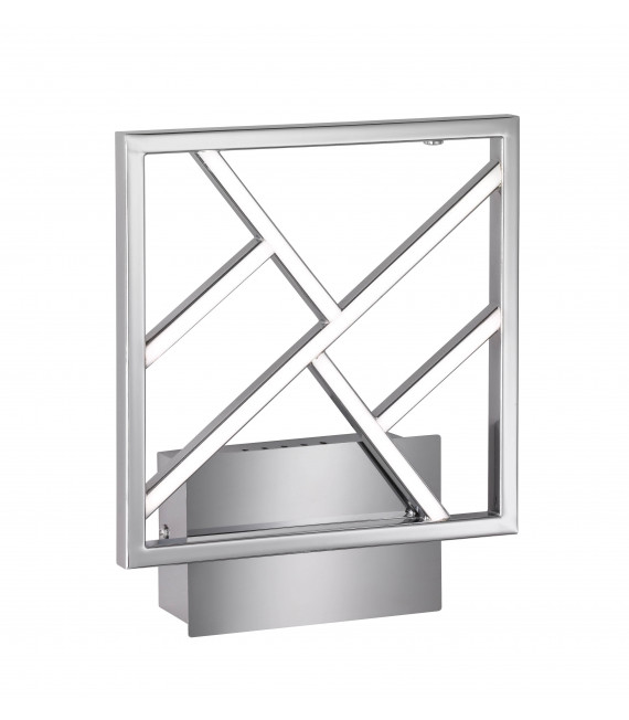 Lampada da parete FOX nichel opaco 1 lampadina a LED