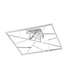 FOX plafoniera nichel opaco 1 lampadina a LED