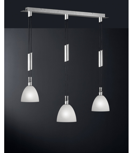 Lampadario SAVANNAH nichel opaco 3 lampadine