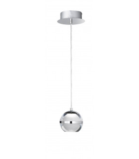 FULTON Chrom Pendelleuchte 1 LED-Lampe