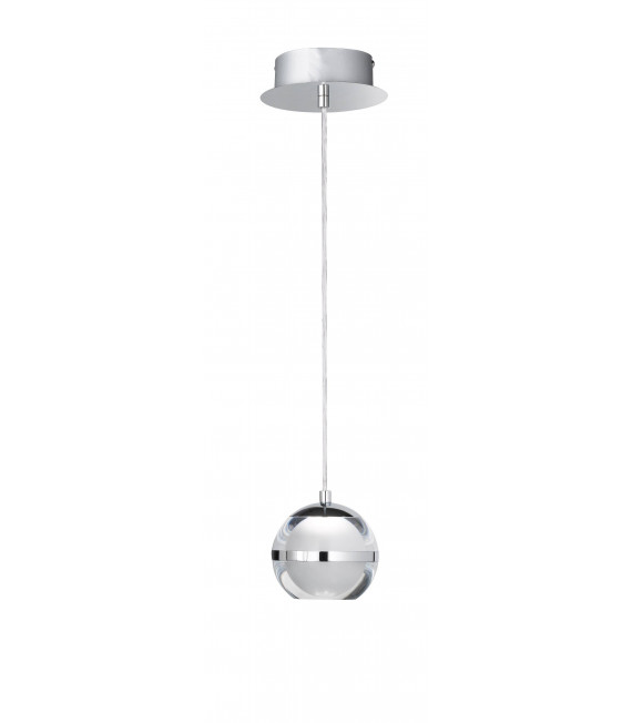 FULTON Chrom Pendelleuchte 1 LED-Lampe
