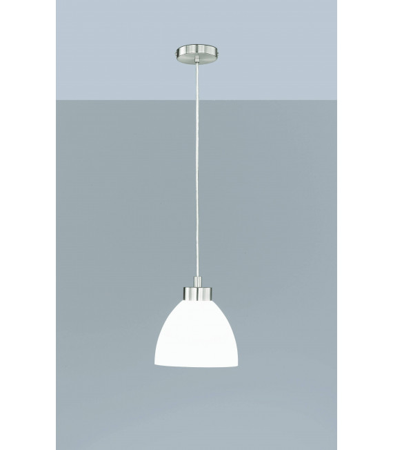 CLARA Matt Nickel Pendelleuchte 1 Glühlampe