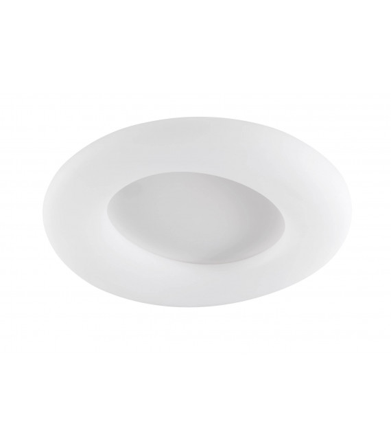 CONDADO blanco plafón 1 bombilla LED
