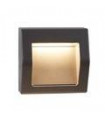 Applique Led Outdoor, en aluminium, noir