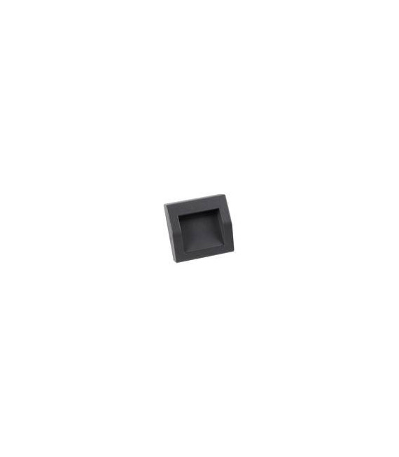 LED Außenwandleuchte, Aluminium, schwarz