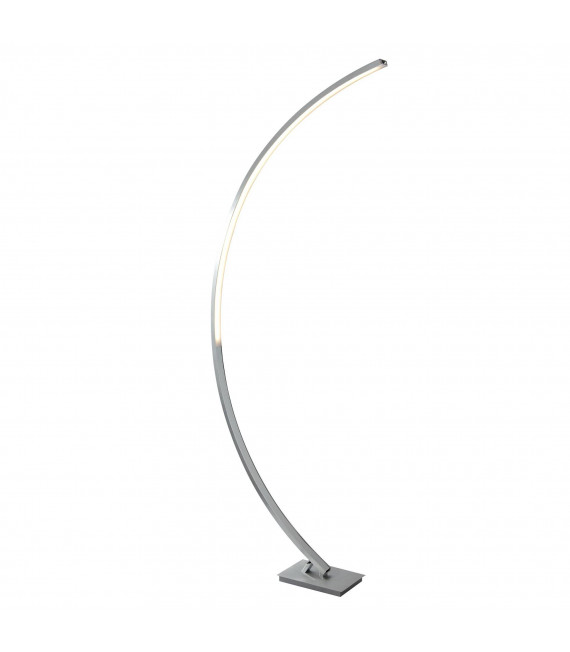 Nanna Stehlampe, helles Holz, mit Lampenschirm