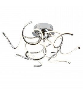 plafonnier ventilateur vintage 2 ampoules e27 max 60w brun patiné