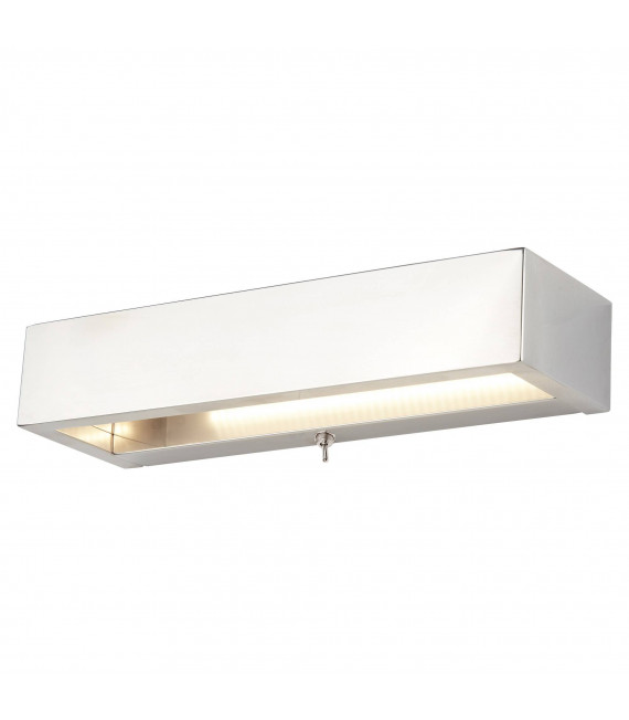 Applique, alluminio e vetro, 1 LED