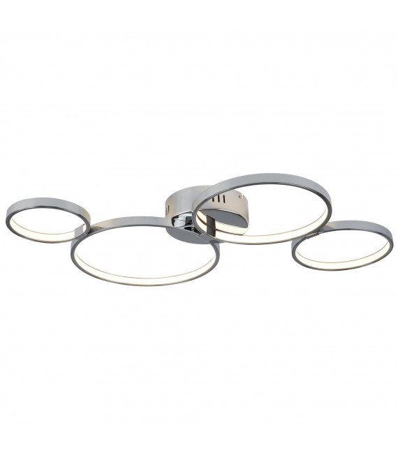 Plafoniera Minnie, cromata, 3 lampadine