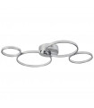 plafonnier ventilateur vintage 2 ampoules e27 max 60w brun patiné