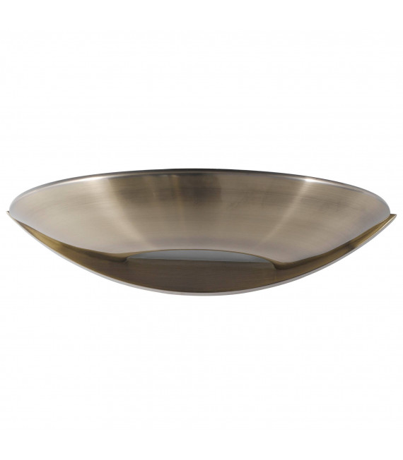 Lampada da parete, argento satinato