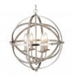 plafonnier ventilateur vintage 2 ampoules e27 max 60w brun patiné