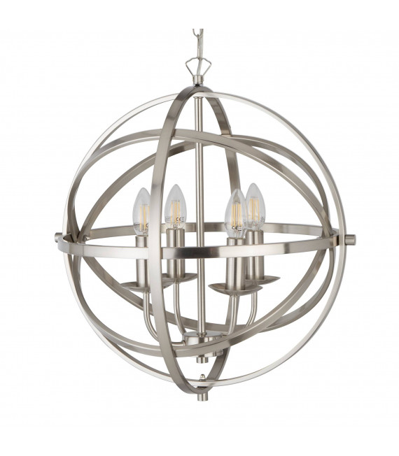 plafonnier ventilateur vintage 2 ampoules e27 max 60w brun patiné
