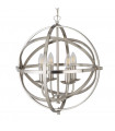 plafonnier ventilateur vintage 2 ampoules e27 max 60w brun patiné