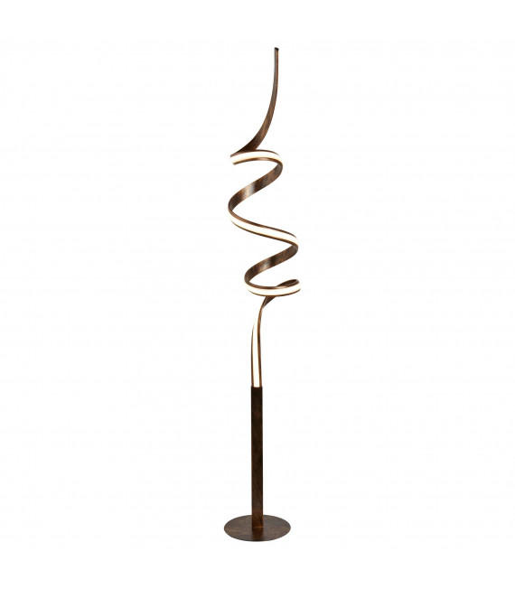 Bandlampe, braun und Acryl