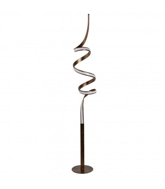 Bandlampe, braun und Acryl