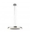 Suspension 35 cm Lexi, chrome et verre