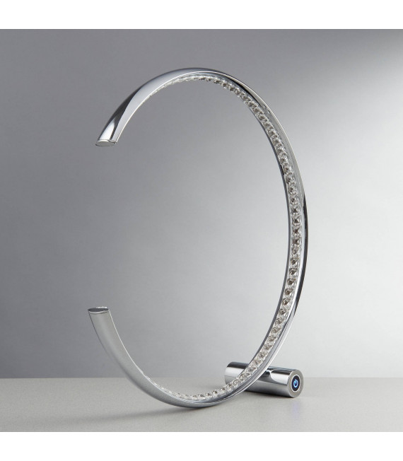 Applique Rings, en chrome et cristal